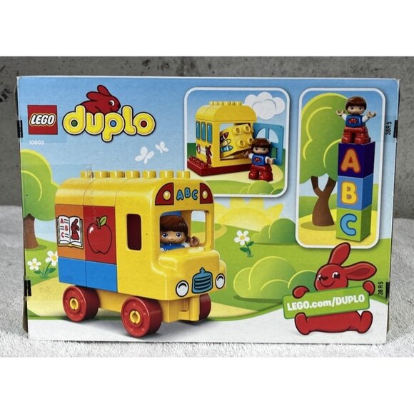 LEGO DUPLO 10603 My First School Bus Retired Preschool Set NEW Factory Sealed - Picture 2 of 6